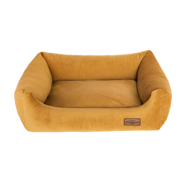 Sofa Welurove, honey yellow